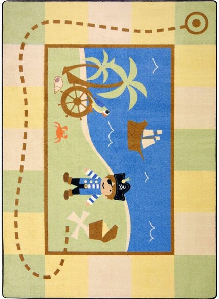 Joy Carpets Kid Essentials Lil' Pirate Multi